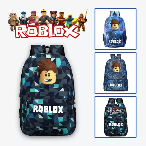 Kit 3: Bolsa Escolar Roblox, Mochila, Estojo De Lápis, Lante - R$ 201,31