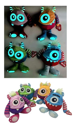 Peluche Animales Luminosos De Noche 4 Diseños Phi Phi Toys