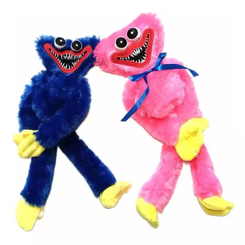 Huggy Wuggy Brasil Pelucia Azul Boneco Playtime Pop Time - Loja