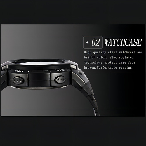 Relojes Electrónicos Led Para Exteriores Synoke Man Color del bisel Negro