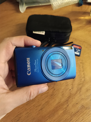 Camara Canon Compacta Elph 170 Hd 20mpx Zoom Azul (Usado)