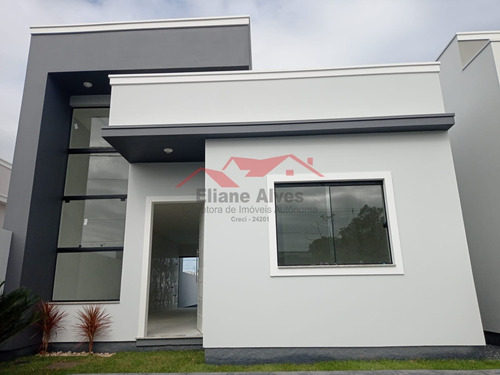 Imagem 1 de 12 de Casa 3 Quartos Em Mata Atlântica - Tijucas, Sc - 424