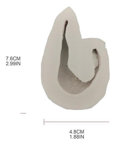 . Molde Silicona Camarones - Gris