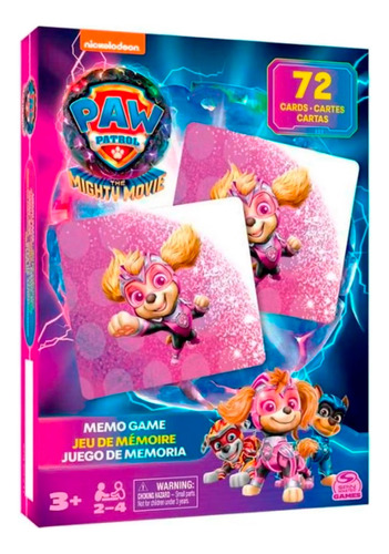 Juego De Memoria Paw Patrol Juego De Mesa