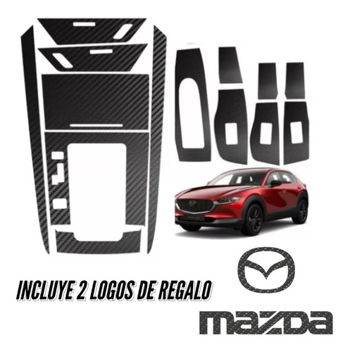 Calca Stickers Protector 4 Puertas Panel Central Mazda Cx30