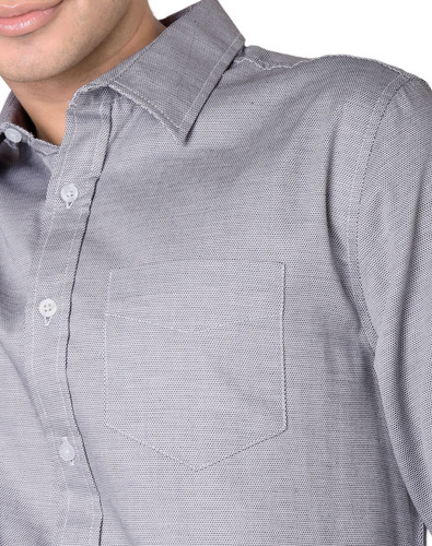 Camisa Hombre Casual Regular Gris Furor 62107041