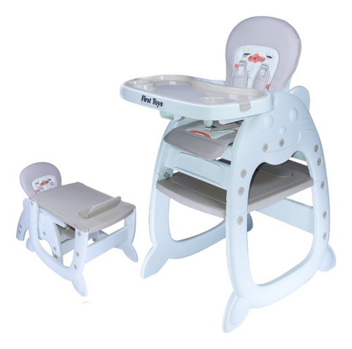 Silla De Comer Para Bebes Babyfirst Doble Bandeja Carpeta Bf