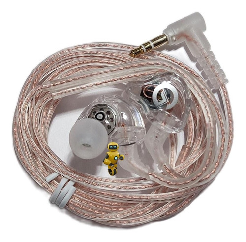 Imagem 2 de 5 de Fone De Ouvido Super Bass Dual Driver In Ear Monitor Gk G1
