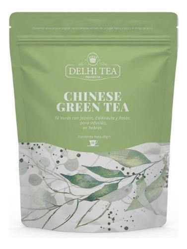 Delhi Tea Té En Hebras Chinese Green En Bolsa