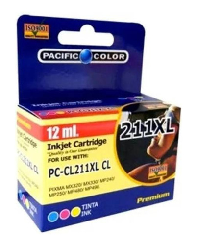 Tinta Cartucho Compatible 211xl Color Pacific Color 12ml