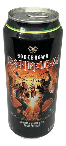 Cerveja Legacy Iron Maiden Bodebrown 473ml Tour Brasil 2022
