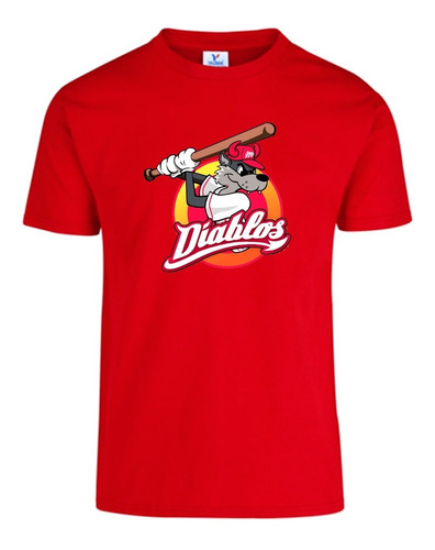 Playera Beisbol, Diablos Rojos De México Rocco Lmb