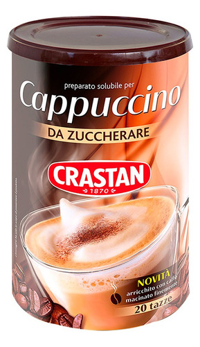 Café Soluble Cappuccino Sin Azucar Crastan 150 Grs