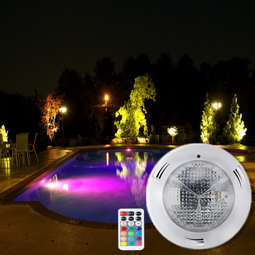 Lámparas Led 26 W Planas Superficiales Para Piscinas Rgbw