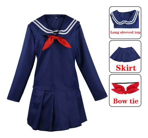 Disfraz De Cosplay De Himiko Toga De My Hero Academia, Unifo