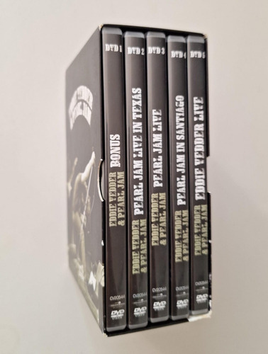 Box Dvd Pearl Jam E Eddie Vedder Raridade Edição Limitada (Usado)