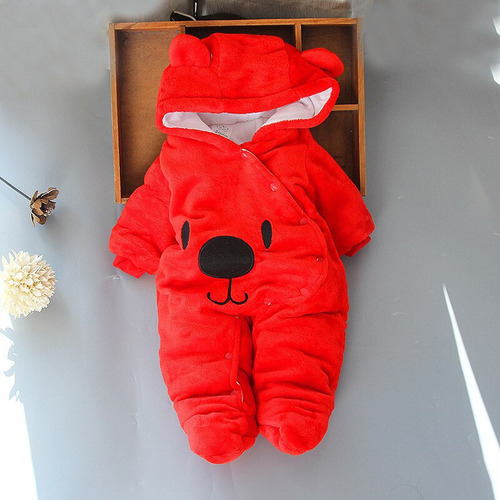 Mameluco De Algodón Con Capucha Para Niño Obodysuit