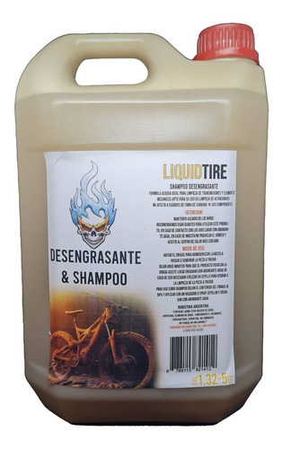 Desengrasante Alto Poder Liquid Tire 5lts Ideal Transmisión