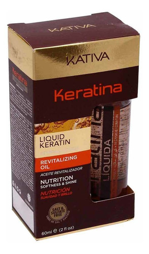 Tratamiento Capilar Kativa Con Keratina Líquida 60ml