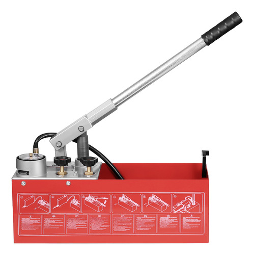 Vevor Bomba De Prueba Hidrostática 25 Bar Kit Probador 10 L