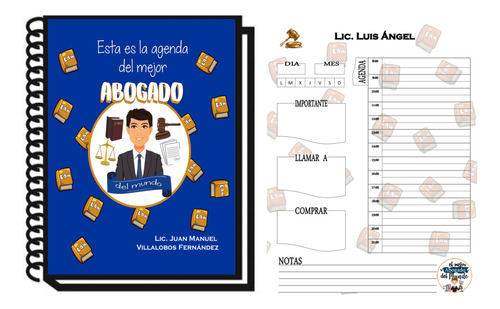 Agenda Abogado Personalizable