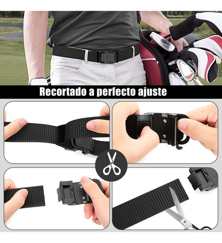 2 Pcs Cinturón Trinquete Reversible Cinturon Casual Hombre