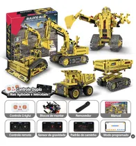 Comprar Camewin Blocos Construção Brinquedo Escavadeira Robôs Kit 5 Em 1 Brinquedos De Construção Para Crianças, Programável 555 Peças