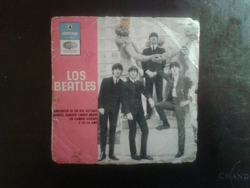 Los Beatles. Simple Con Tapa.