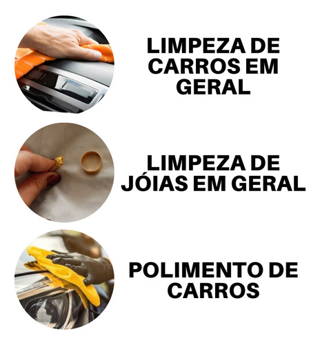 Flanela Limpeza - Laranja - 100% Algodão - Neves 30 X 50 Cm - Kit C/ 50 Unidades