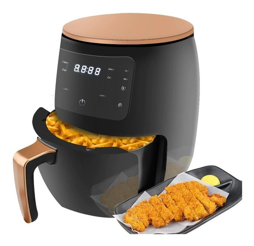 Freidora De Aire Libre Aceite 4.5 L Air Fryer Papas Fritas