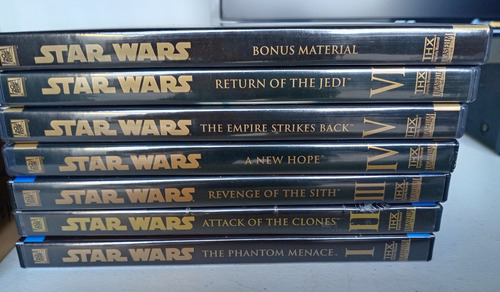 Colleccion De Dvds Star Wars 1 Ala 6 Originales En Español (Usado)