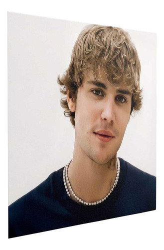Lienzo Justin Bieber, Simplicidad Con Una Mirada Pura 20x20