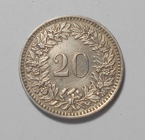 Suiza 20 Rappen 1963 - Excelente !! Km#29a