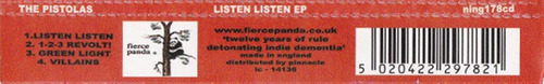 Cd Listen Listen Ep (the Pistolas) Estándar