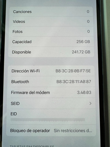 Apple iPhone 14 Pro Esim (256 Gb) - Morado Oscuro Color Violeta 88% Condición De Batería. (Usado)