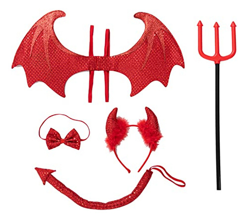 Creaciones Especiadas 5 Piezas Halloween Devil Kbdsc