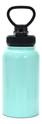 Botella De Agua 900 Ml Acero Inoxidable Wanderlust Con Pico Color Blanco