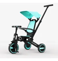 Comprar Coche Triciclo Para Niños 7 En 1 Azul Úpale