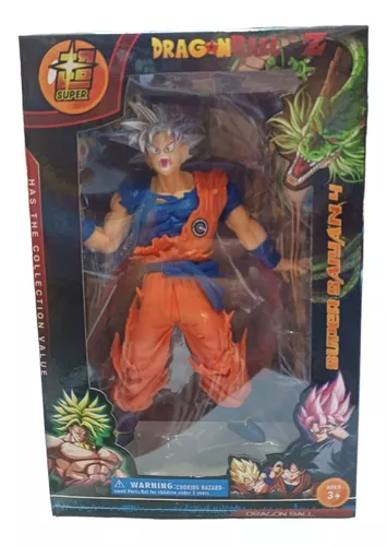 Boneco Dragon Ball Z Goku 20cm Cinza Ultra Instinct Prateado - DS - Bonecos  - Magazine Luiza