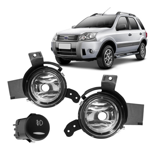 Kit Farol Milha Ecosport 2008 2009 2010 2011 2012