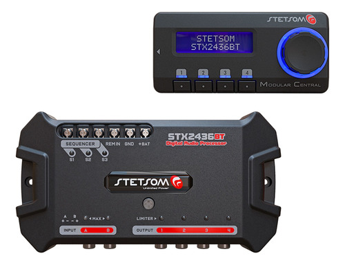 Kit Controle Smc E Processdor Stetsom Stx2436bt Automotivo