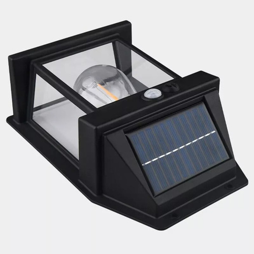 Lampara Ampolleta Foco Aplique Solar Con Sensor Movimiento