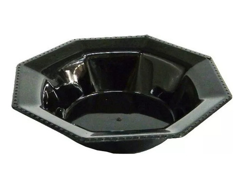 Bowl Octogonales De Plástico Duro 15cm X10 Unidades