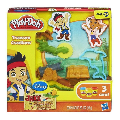 Massinha Hasbro Play Doh Jack E Os Piratas A6075