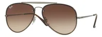 Comprar Lente De Sol Rb3584 Aviator Blaze 004\u002F13 - Talle M Estándar Marron Degrade Marrón Claro Gris Oscuro Gris Oscuro
