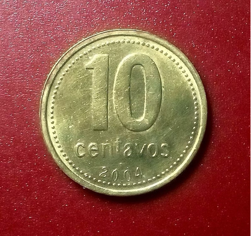 Moneda Argentina 10 Centavos 2004