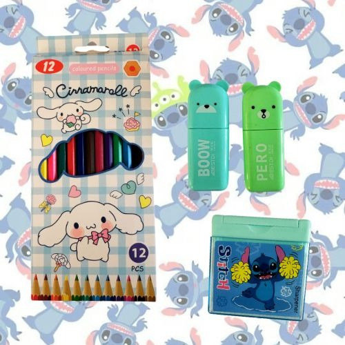 Lapicera Escolar Genérica - Ideal Para Clases Y Tareas Stich Lapicera Stich