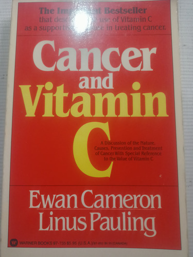 Libro Cancer And Vitamin C Ewan Cameron En Inglés 