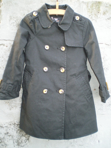 Impermeable Negro Niña Zara