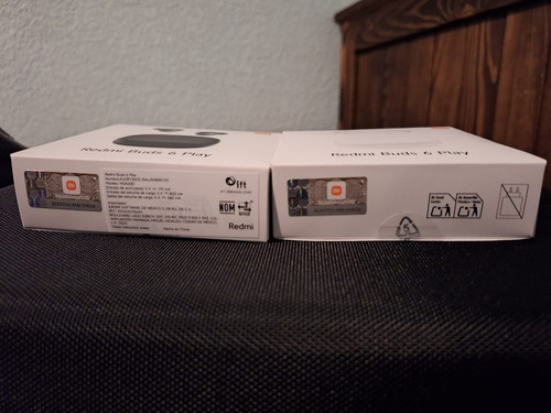 9 Pares Nuevos Xiaomi Redmi Buds 6 Play (blanco Y Negro) Negro (Usado)
